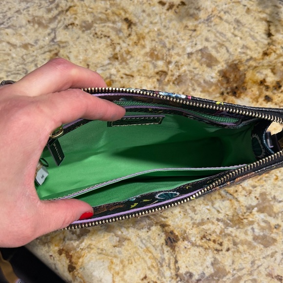 Dooney & Bourke Haunted Mansion, Disney, with crossbody strap - Black and Purple - Picture 3 of 4